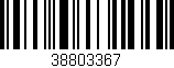 Código de barras (EAN, GTIN, SKU, ISBN): '38803367'