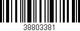 Código de barras (EAN, GTIN, SKU, ISBN): '38803381'