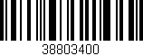 Código de barras (EAN, GTIN, SKU, ISBN): '38803400'