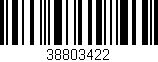 Código de barras (EAN, GTIN, SKU, ISBN): '38803422'
