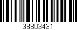 Código de barras (EAN, GTIN, SKU, ISBN): '38803431'