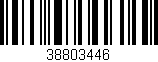Código de barras (EAN, GTIN, SKU, ISBN): '38803446'