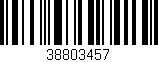 Código de barras (EAN, GTIN, SKU, ISBN): '38803457'