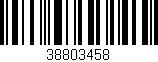 Código de barras (EAN, GTIN, SKU, ISBN): '38803458'