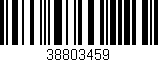 Código de barras (EAN, GTIN, SKU, ISBN): '38803459'