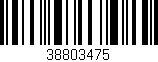 Código de barras (EAN, GTIN, SKU, ISBN): '38803475'