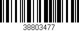 Código de barras (EAN, GTIN, SKU, ISBN): '38803477'