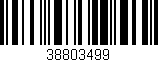 Código de barras (EAN, GTIN, SKU, ISBN): '38803499'