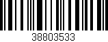 Código de barras (EAN, GTIN, SKU, ISBN): '38803533'