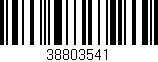Código de barras (EAN, GTIN, SKU, ISBN): '38803541'