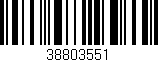 Código de barras (EAN, GTIN, SKU, ISBN): '38803551'