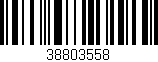 Código de barras (EAN, GTIN, SKU, ISBN): '38803558'