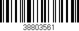 Código de barras (EAN, GTIN, SKU, ISBN): '38803561'