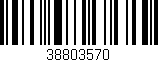 Código de barras (EAN, GTIN, SKU, ISBN): '38803570'
