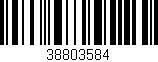 Código de barras (EAN, GTIN, SKU, ISBN): '38803584'