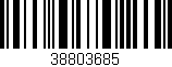 Código de barras (EAN, GTIN, SKU, ISBN): '38803685'