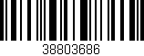 Código de barras (EAN, GTIN, SKU, ISBN): '38803686'