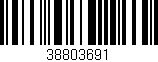 Código de barras (EAN, GTIN, SKU, ISBN): '38803691'