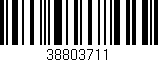 Código de barras (EAN, GTIN, SKU, ISBN): '38803711'