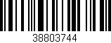 Código de barras (EAN, GTIN, SKU, ISBN): '38803744'