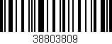 Código de barras (EAN, GTIN, SKU, ISBN): '38803809'
