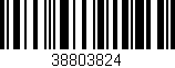 Código de barras (EAN, GTIN, SKU, ISBN): '38803824'