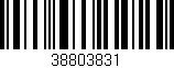 Código de barras (EAN, GTIN, SKU, ISBN): '38803831'
