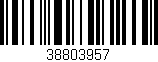 Código de barras (EAN, GTIN, SKU, ISBN): '38803957'