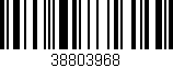 Código de barras (EAN, GTIN, SKU, ISBN): '38803968'
