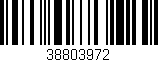 Código de barras (EAN, GTIN, SKU, ISBN): '38803972'
