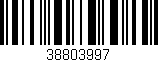 Código de barras (EAN, GTIN, SKU, ISBN): '38803997'