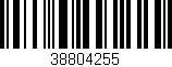 Código de barras (EAN, GTIN, SKU, ISBN): '38804255'
