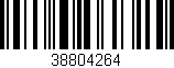 Código de barras (EAN, GTIN, SKU, ISBN): '38804264'