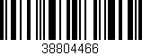 Código de barras (EAN, GTIN, SKU, ISBN): '38804466'