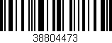 Código de barras (EAN, GTIN, SKU, ISBN): '38804473'