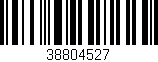 Código de barras (EAN, GTIN, SKU, ISBN): '38804527'