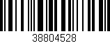 Código de barras (EAN, GTIN, SKU, ISBN): '38804528'