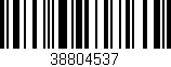 Código de barras (EAN, GTIN, SKU, ISBN): '38804537'