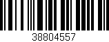 Código de barras (EAN, GTIN, SKU, ISBN): '38804557'