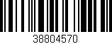 Código de barras (EAN, GTIN, SKU, ISBN): '38804570'