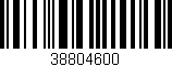 Código de barras (EAN, GTIN, SKU, ISBN): '38804600'