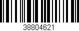 Código de barras (EAN, GTIN, SKU, ISBN): '38804621'