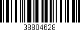 Código de barras (EAN, GTIN, SKU, ISBN): '38804628'