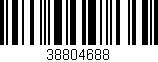 Código de barras (EAN, GTIN, SKU, ISBN): '38804688'