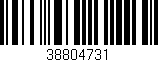 Código de barras (EAN, GTIN, SKU, ISBN): '38804731'