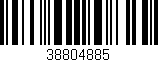 Código de barras (EAN, GTIN, SKU, ISBN): '38804885'