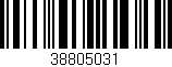 Código de barras (EAN, GTIN, SKU, ISBN): '38805031'