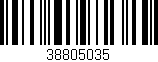 Código de barras (EAN, GTIN, SKU, ISBN): '38805035'