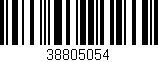Código de barras (EAN, GTIN, SKU, ISBN): '38805054'
