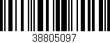 Código de barras (EAN, GTIN, SKU, ISBN): '38805097'